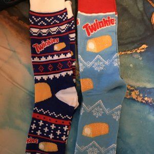 Twinkies Crew Socks Size 8-11 Adult  So1